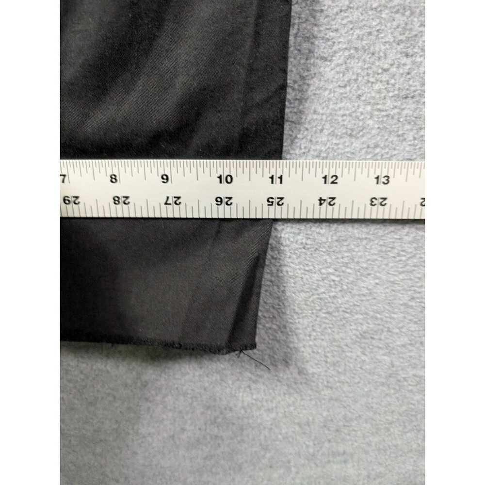 American Eagle Mid Rise Baggy Wide Leg Cargo Pants Raw Hem Womens 8 Black Grunge - Picture 7 of 10